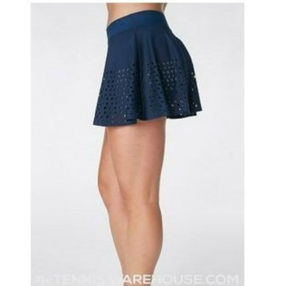Nwt Adidas Stella McCartney Laser tennis skort skirt S Small Navy Blue - Picture 5 of 15